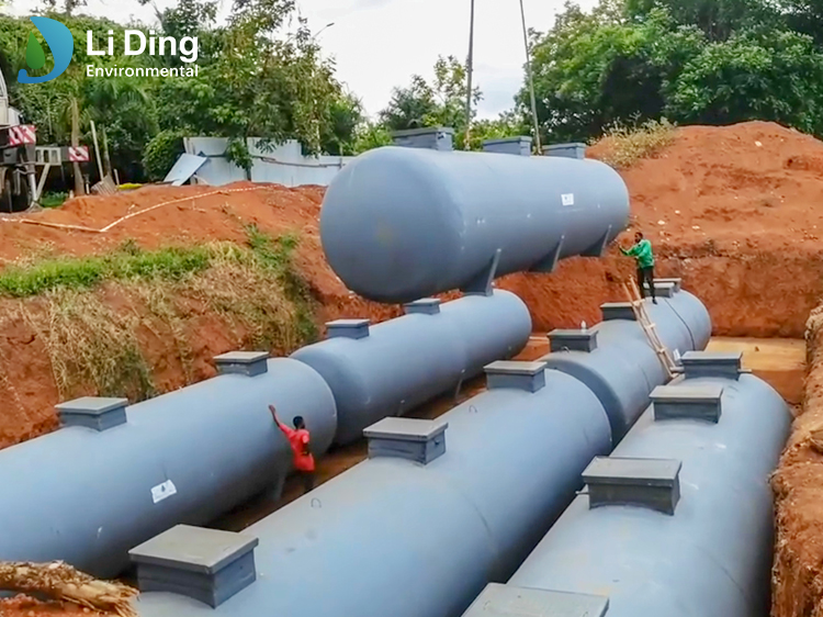 Integrated Wastewater Johkasou Applied in African Airport